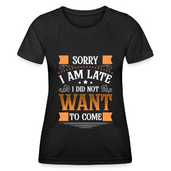 Party alcohol Party beer - Women's Functional T-Shirt - black - Front - AI Model Female 172 light (172cm)
