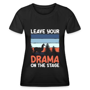 Theater Schauspiel Regie Broadway - Frauen Funktions-T-Shirt - Schwarz - Vorne - AI Model Female 172 light (172cm)