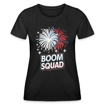 Pyrotechnics Fireworks Pyrotechnics - Women's Functional T-Shirt - black - Front - AI Model Female 172 light (172cm)