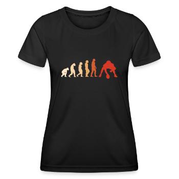 Sport Evolution Flag Football - Women's Functional T-Shirt - black - Front - AI Model Female 172 light (172cm)