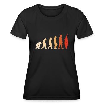 Kayaker Evolution Kayaking - Women's Functional T-Shirt - black - Front - AI Model Female 172 light (172cm)