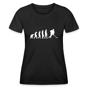 Sport Evolution Ice Hockey - Women's Functional T-Shirt - black - Front - AI Model Female 172 light (172cm)