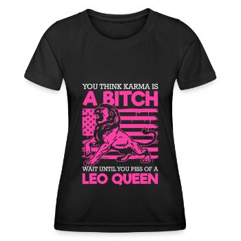 Sternzeichen Stern Aberglaube - Frauen Funktions-T-Shirt - Schwarz - Vorne - AI Model Female 172 light (172cm)