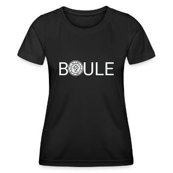 BOULE 3 - Frauen Funktions-T-Shirt - Schwarz - Vorne - AI Model Female 172 light (172cm)