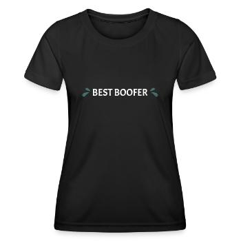 Meilleur(e) Boofer Whitewater Kayak - T-shirt sport Femme - noir - Devant - AI Model Female 172 light (172cm)