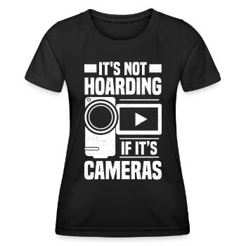 Geisterjäger | Gruselig Geister Spuk Geschenkidee - Frauen Funktions-T-Shirt - Schwarz - Vorne - AI Model Female 172 light (172cm)
