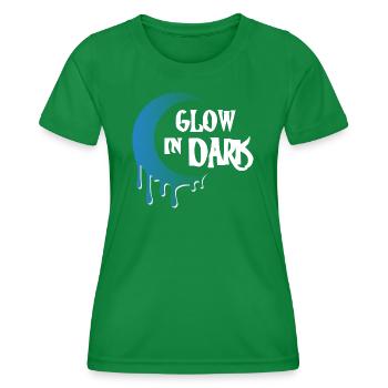 Lueur dans le noir - T-shirt sport Femme - vert - Devant - AI Model Female 172 dark (172cm)