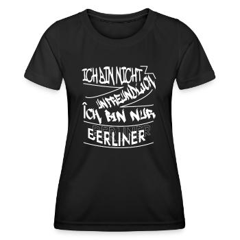 Berlin Souvenir Touristen Hauptstadt Metropole BLN - Frauen Funktions-T-Shirt - Schwarz - Vorne - AI Model Female 172 light (172cm)