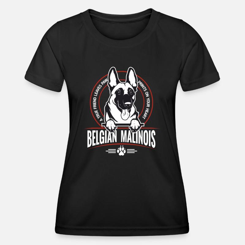 Belgian Malinois - Women's Functional T-Shirt - black