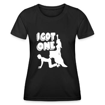 Junggesellinnenabschied - Frauen Funktions-T-Shirt - Schwarz - Vorne - AI Model Female 172 light (172cm)