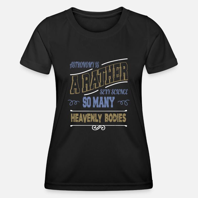 Christmas Funny Quote Sayings Planets Present Idea - Women's Functional T-Shirt - black