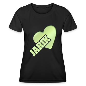 Geschenk für Jarik - Frauen Funktions-T-Shirt - Schwarz - Vorne - AI Model Female 172 light (172cm)