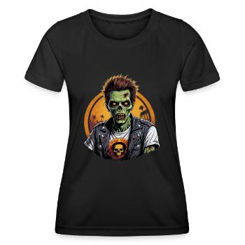 Zombie Rocker - Women's Functional T-Shirt - black - Front - AI Model Female 172 light (172cm)