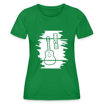 Cadeau pour Michi - T-shirt sport Femme - vert - Devant - AI Model Female 172 dark (172cm)