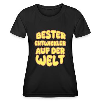Developers as a vocation - Women's Functional T-Shirt - black - Front - AI Model Female 172 light (172cm)