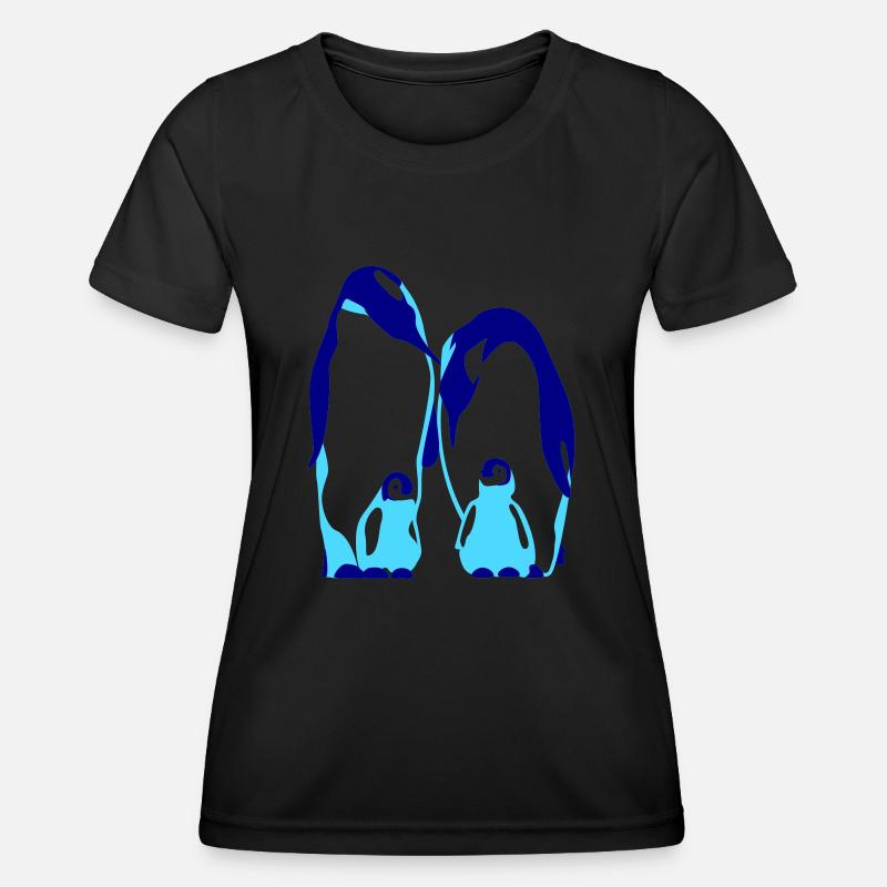 penguin - Women's Functional T-Shirt - black
