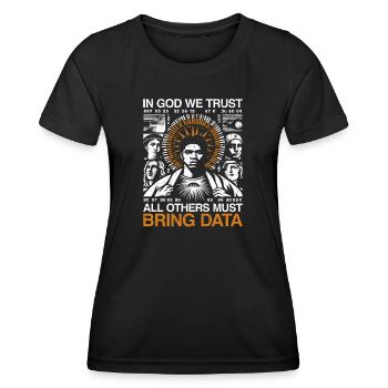 Daten Analyst - Lustiges Geschenk für Analytiker - Frauen Funktions-T-Shirt - Schwarz - Vorne - AI Model Female 172 light (172cm)