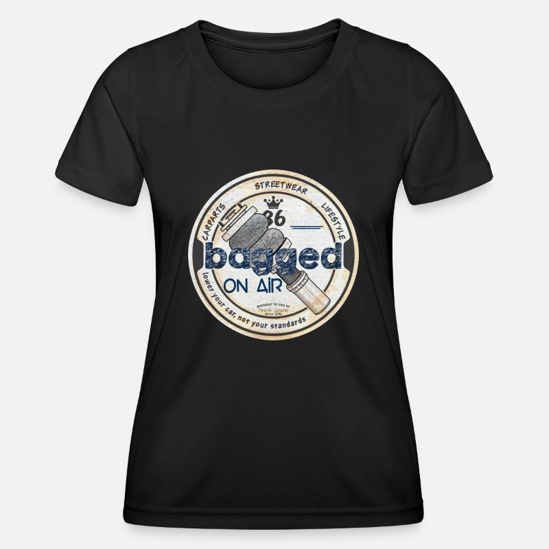 Bagged on air - Women's Functional T-Shirt - black
