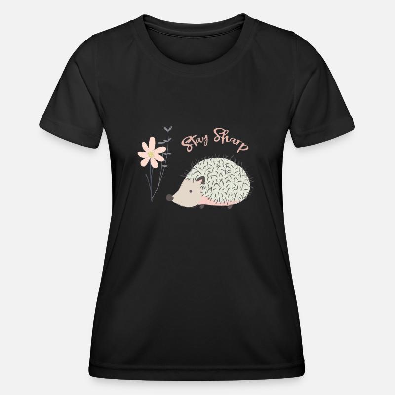 Hedgehog | Hedgehog - Women's Functional T-Shirt - black