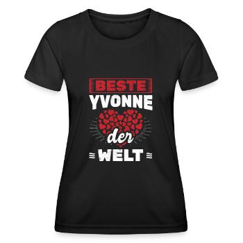 Geschenkidee Vorname Name - Frauen Funktions-T-Shirt - Schwarz - Vorne - AI Model Female 172 light (172cm)