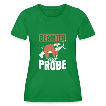 Beamter Auf Probe Beamter - Frauen Funktions-T-Shirt - Kelly Green - Vorne - AI Model Female 172 dark (172cm)