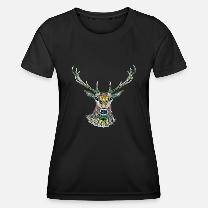 deer - Women's Functional T-Shirt - black