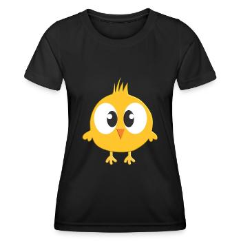 Kinder Küken - Frauen Funktions-T-Shirt - Schwarz - Vorne - AI Model Female 172 light (172cm)