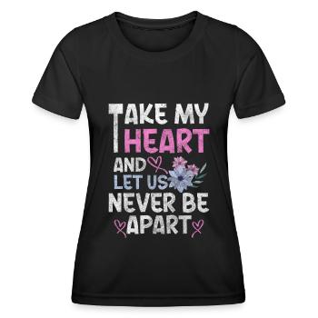 Beziehung Familie - Frauen Funktions-T-Shirt - Schwarz - Vorne - AI Model Female 172 light (172cm)