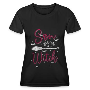 Sorcellerie Wife Halloween Wicca - T-shirt sport Femme - noir - Devant - AI Model Female 172 light (172cm)