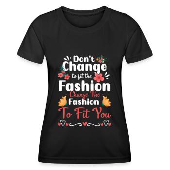 Fashion Individual Fashion Queen Trendsetter - Women's Functional T-Shirt - black - Front - AI Model Female 172 light (172cm)
