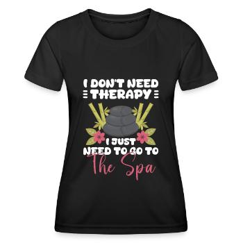 Relaxation Relax Holiday Yoga - Women's Functional T-Shirt - black - Front - AI Model Female 172 light (172cm)