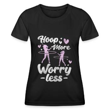 Mature Hula Fun Entraînement à la Maison - T-shirt sport Femme - noir - Devant - AI Model Female 172 light (172cm)