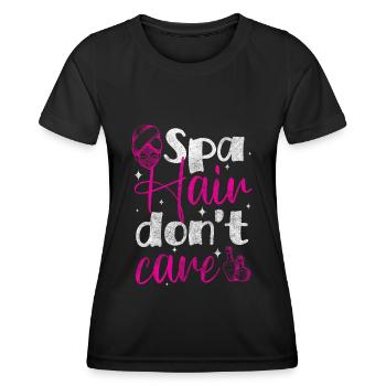 Wellness Urlaub Priorität Abschalten - Frauen Funktions-T-Shirt - Schwarz - Vorne - AI Model Female 172 light (172cm)