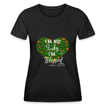 Christian God Faith Religious Gift - Women's Functional T-Shirt - black - Front - AI Model Female 172 light (172cm)