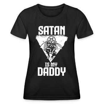| satanisme Cadeaux satanistes satanistes de pentagramme - T-shirt sport Femme - noir - Devant - AI Model Female 172 light (172cm)