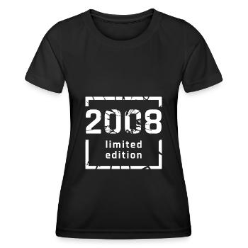 2008 limited edition 15. Geburtstag - Frauen Funktions-T-Shirt - Schwarz - Vorne - AI Model Female 172 light (172cm)