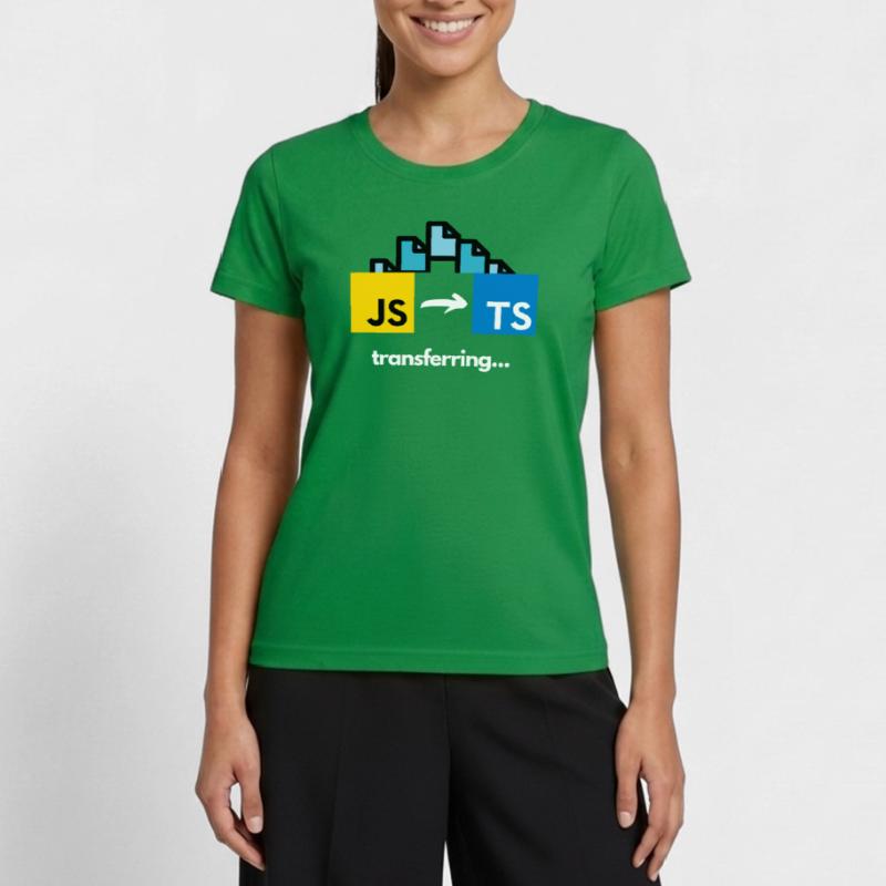 Transferring from Javascript to Typescript Women's Functional T-Shirt