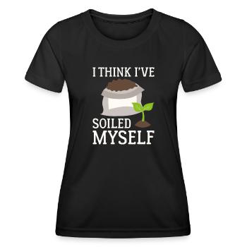 I Think I’ve Soiled Myself - Women's Functional T-Shirt - black - Front - AI Model Female 172 light (172cm)