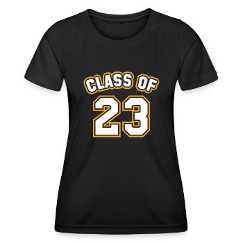 Class Of 23 - Women's Functional T-Shirt - black - Front - AI Model Female 172 light (172cm)
