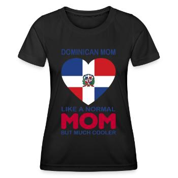 Dominikanische Republik - Frauen Funktions-T-Shirt - Schwarz - Vorne - AI Model Female 172 light (172cm)