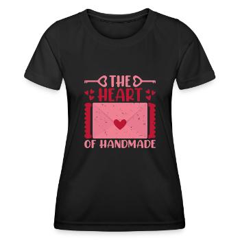 Karten Basteln Künstler Geschenk-Idee - Frauen Funktions-T-Shirt - Schwarz - Vorne - AI Model Female 172 light (172cm)