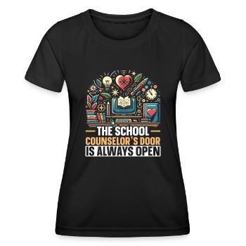 Schulberater Job Arbeit Berufsberatung - Frauen Funktions-T-Shirt - Schwarz - Vorne - AI Model Female 172 light (172cm)