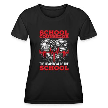 Schulberater Job Arbeit Berufsberatung - Frauen Funktions-T-Shirt - Schwarz - Vorne - AI Model Female 172 light (172cm)