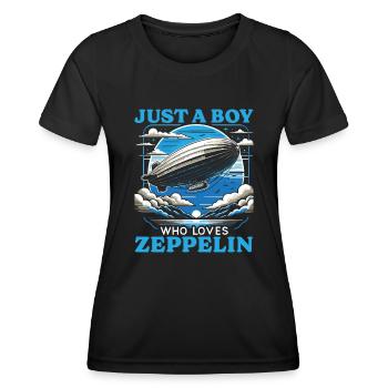 Zeppelin for Boys - Women's Functional T-Shirt - black - Front - AI Model Female 172 light (172cm)