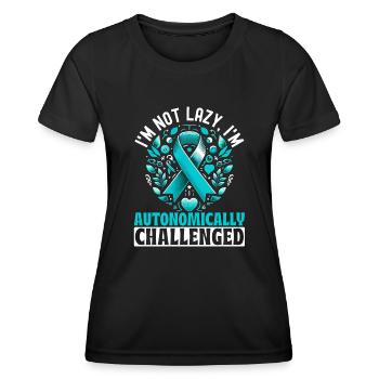 Dysautonomia Awareness Chronic Disease - Women's Functional T-Shirt - black - Front - AI Model Female 172 light (172cm)