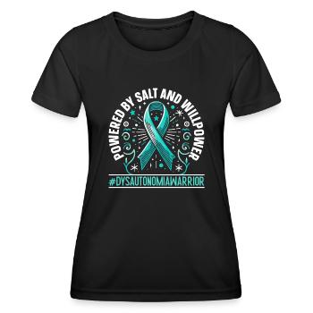 Dysautonomia Awareness Chronic Illness - Women's Functional T-Shirt - black - Front - AI Model Female 172 light (172cm)