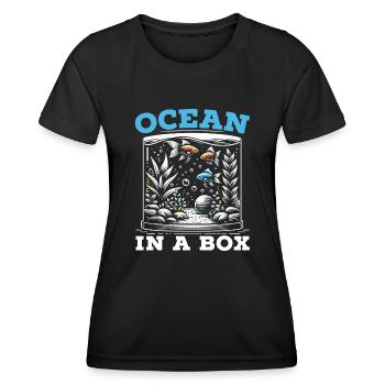 Aquarianer Aquarianer Aquarianer - Women's Functional T-Shirt - black - Front - AI Model Female 172 light (172cm)