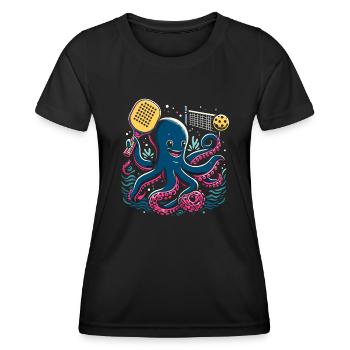 Pickleball-spieler Dink Sport Pickle Ball, Den Ich - Frauen Funktions-T-Shirt - Schwarz - Vorne - AI Model Female 172 light (172cm)