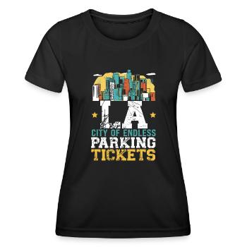 États-Unis États-Unis État d’Amérique Go - T-shirt sport Femme - noir - Devant - AI Model Female 172 light (172cm)