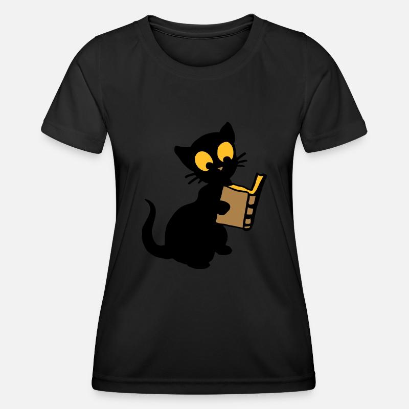 The book - Women's Functional T-Shirt - black